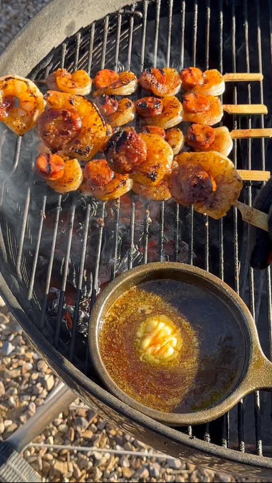 Blazing Cajun Shrimp Skewers